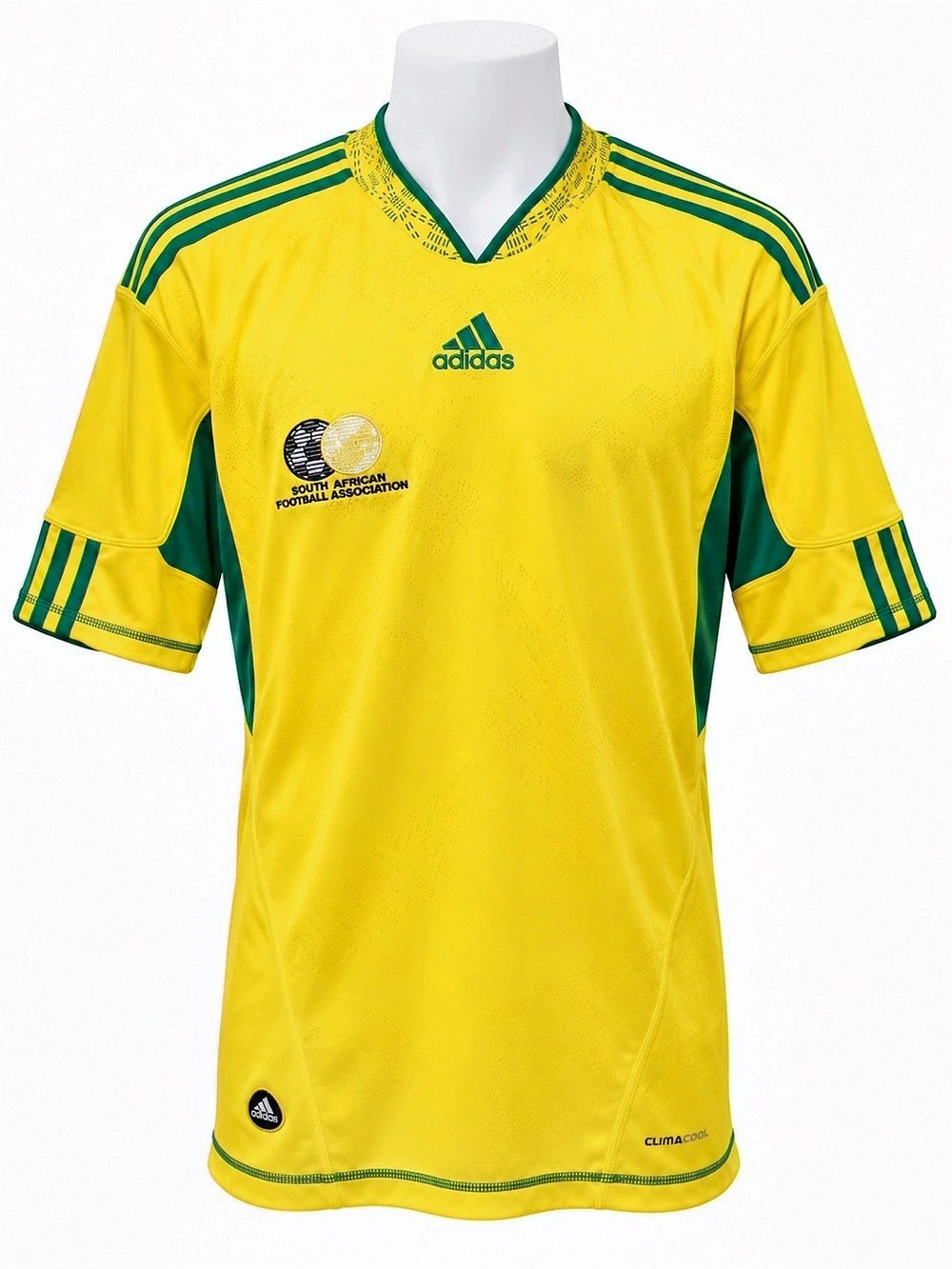 Adidas South Africa Soccer Jersey Mens XL 2010 World Cup Bafana Bafana ClimaCool